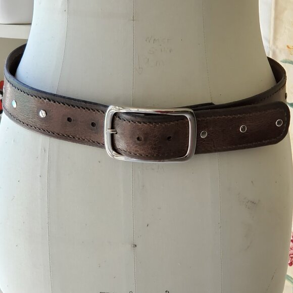 Brand New - 100% whole grain leather belt - built for denim styled for Freedom.